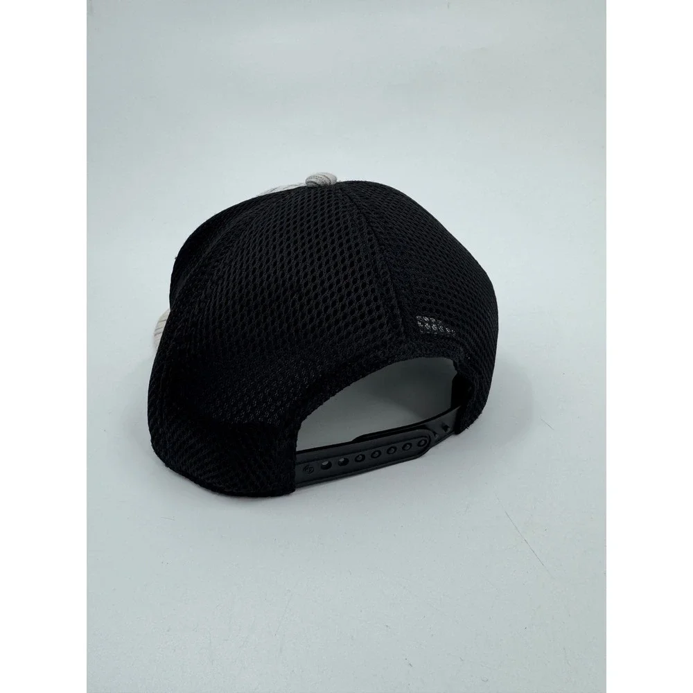 47 Brand Orlando Magic Snapback Hat Mens‎ Black White Space Dye Mesh Trucker Cap